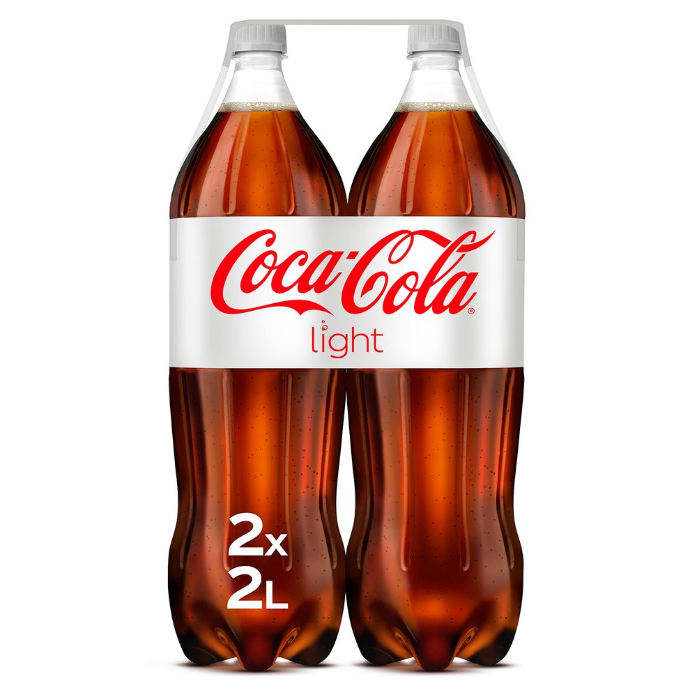 Refresco de Cola Coca Cola Light Pack 2 Botellas 2 l
