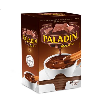 Hot Chocolate Paladin Original 30x33g (30 Single dose envelopes)