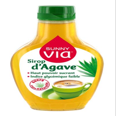 sunny via - Agave Syrup - to Naturally sweeten Your Food and Drinks- 350 g.