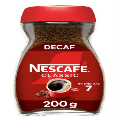 Nescaf Classic Decaffeinated Soluble Coffee - 200 gr.