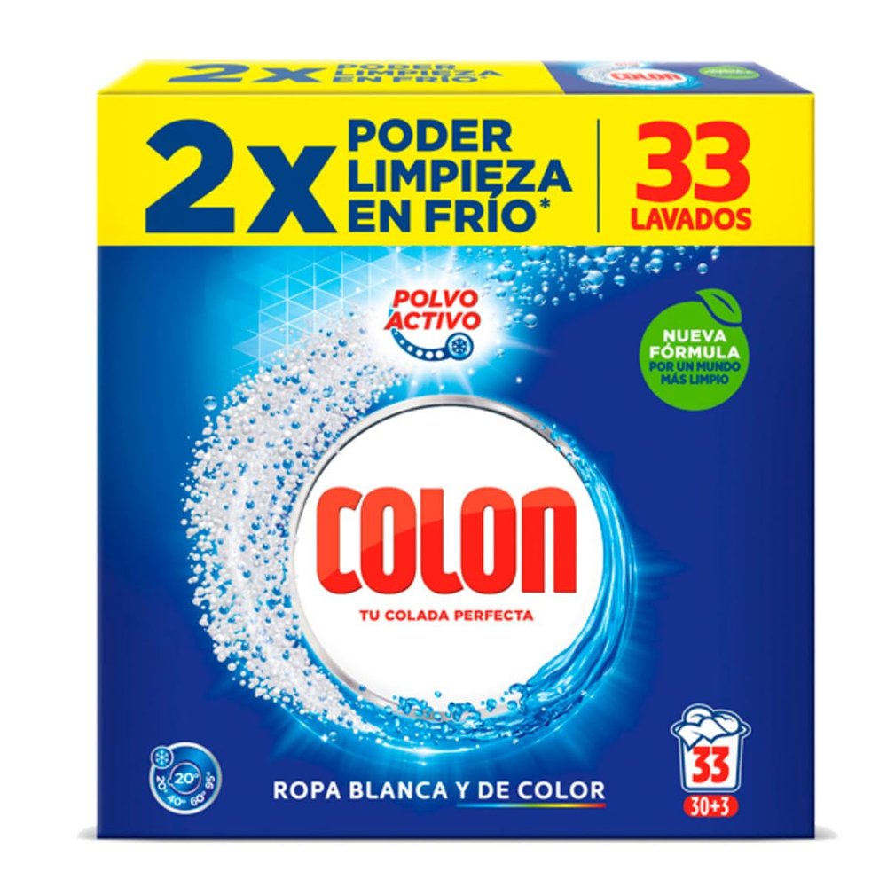Colon Detergent Powder Blue, 30 washes  2190 Gr