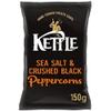 Kettle Chips Chips/Crisps Potato Pepper & Salt Sea Salt & Black Pepper Plastic Bag 1'S 150g X1 view 1
