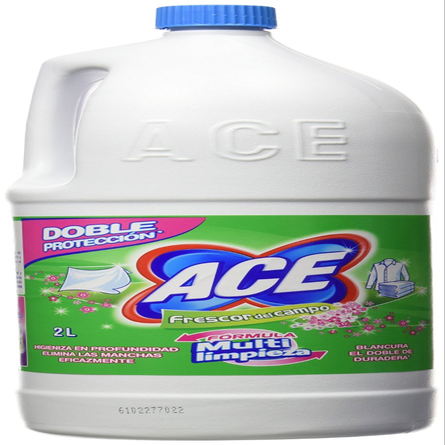 ACE 2L Bleach, Unscented, Liquid, Provides Freshness