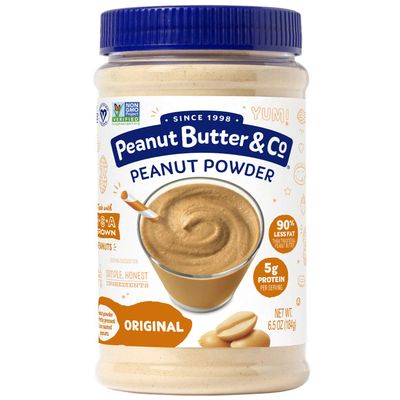 Peanut Butter & Co. Powdered Peanut Butter, Non-GMO, Gluten Free, Vegan, Original, 6.5 Ounce Jar