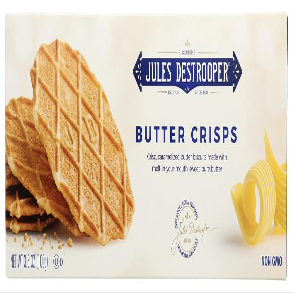 Jules Destrooper Butter Crisps (100g) - Pack of 2
