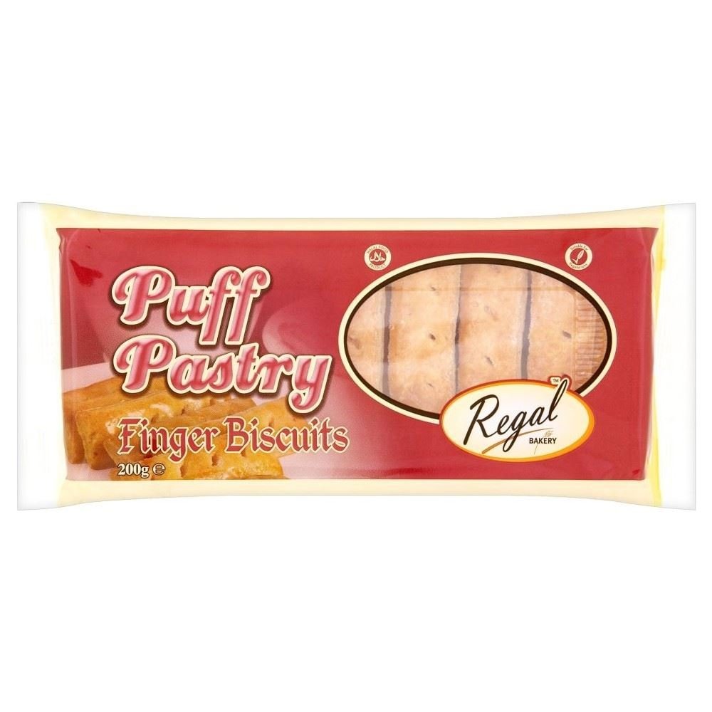 Regal Foods Puff Pastry Finger Biscuits (200g) - Pack of 2
