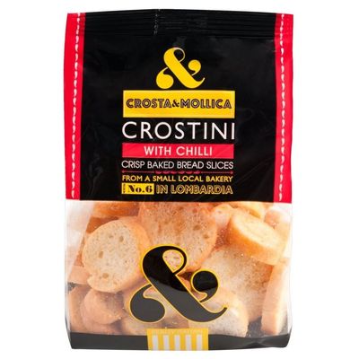Crosta & Mollica Crostini - Chilli (150g) - Pack of 2