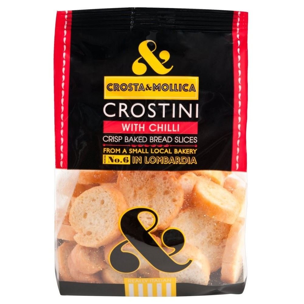 Crosta & Mollica Crostini - Chilli (150g) - Pack of 2