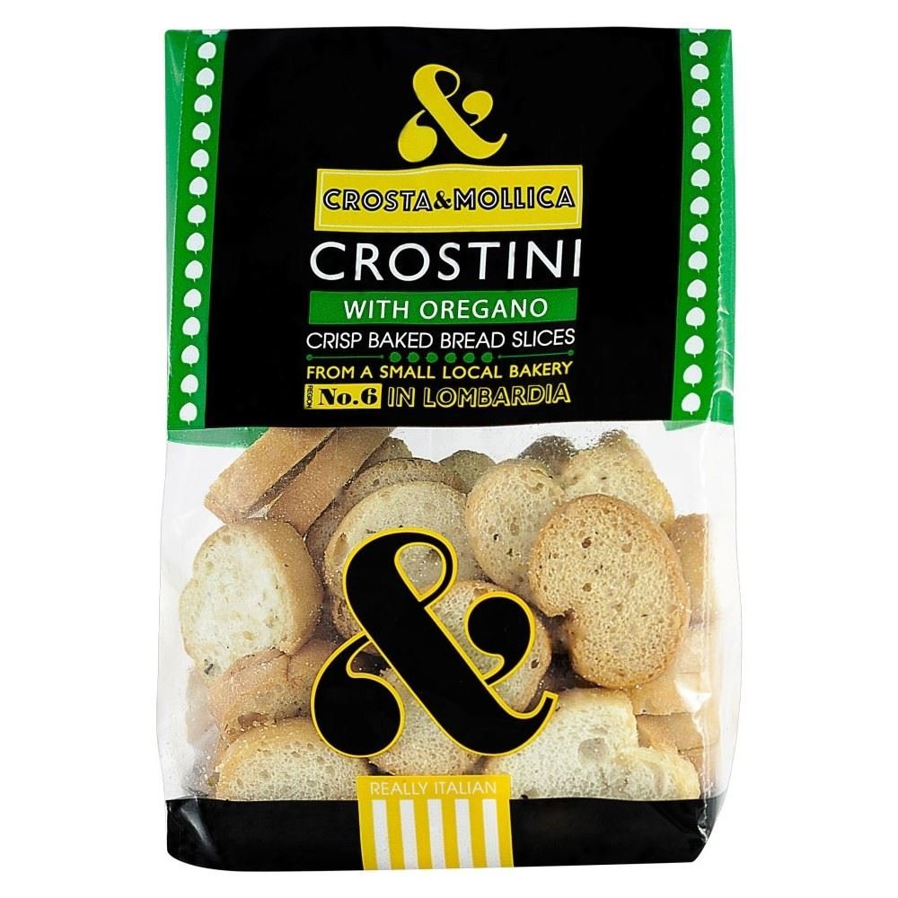 Crosta & Mollica Crostini - Oregano (150g) - Pack of 2