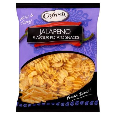 Cofresh Jalapeno Flavour Potato Snacks (90g) - Pack of 2