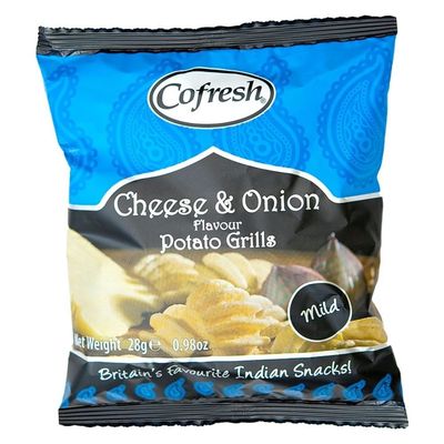 Cofresh Potato Snacks - Cheese & Onion (80g) - Pack of 2