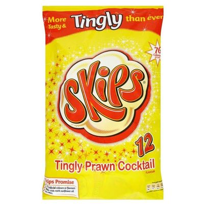 KP Skips - Tingly Prawn Cocktail (12x14.4g) - Pack of 2