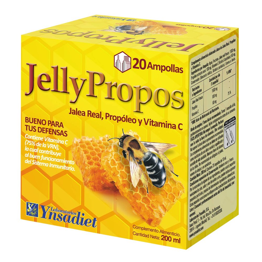 Jelly Propos 1 Royal Jelly and PROPOLEO 20 vials of 5 gr ynsadiet