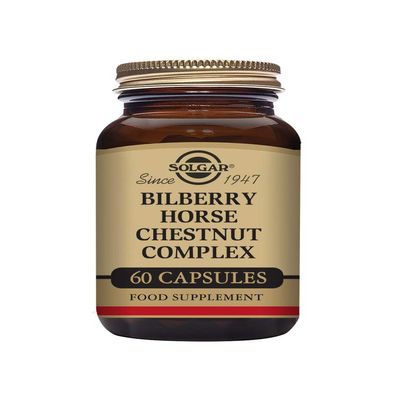 Solgar Bilberry Horse Chestnut Complex Vegetable Capsules - Pack of 60