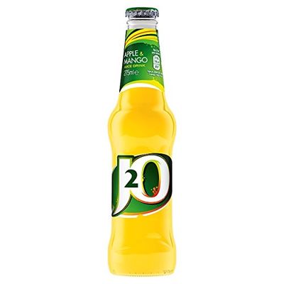 Britvic J2O Apple & Mango Fruit Juice Drink (12 x 275ml Glass Bottles)