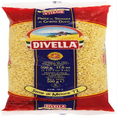 5X Pasta Divella N72 Seme di Melone Italian Pasta 500g