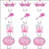 12x Princess Party Stand UPS Premium Rice Paper Edible Cake Toppers view 1