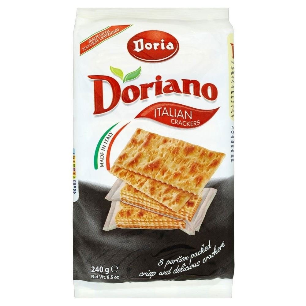 Doria Doriano Italian Crackers (240g) - Pack of 6