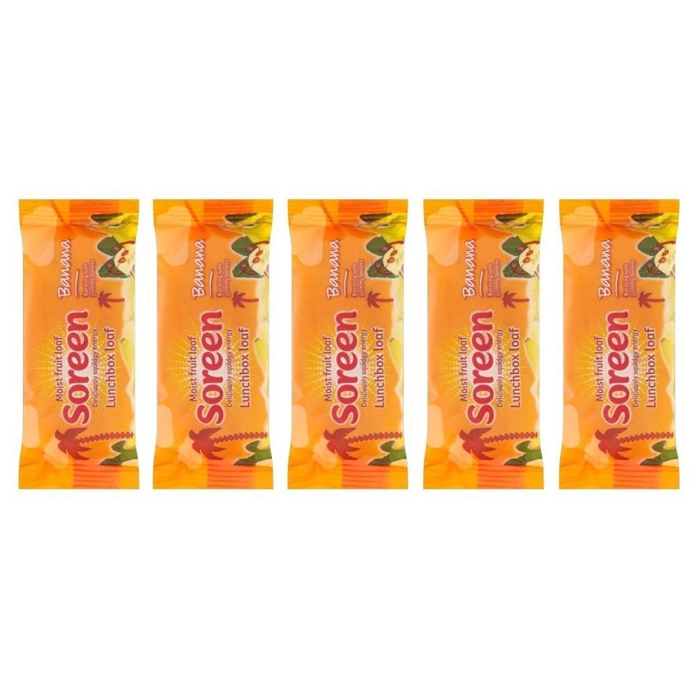 Soreen Banana Lunchbox Loaves (5 per Pack - 150g) - Pack of 6