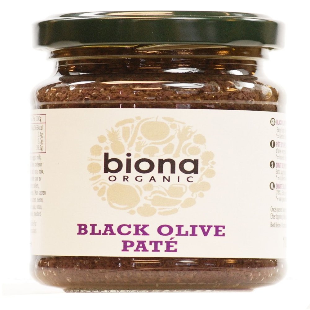 Biona Organic Black Olive Pate 120g (Pack of 2)