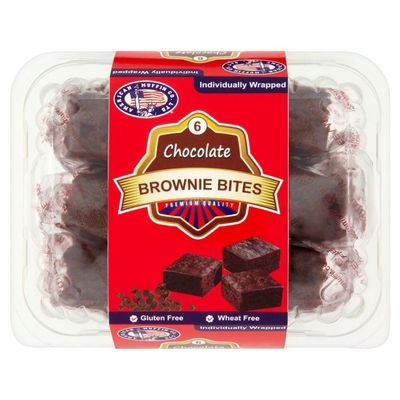 American Muffin Co Gluten Free Brownie Bites (6 per Pack) - Pack of 6