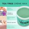 Mylee Tea Tree Soft Creme Wax for Sensitive Skin 450g, Wax Heater Friendly, Ideal for All Body Area Stubborn Coarse Hair Removal view 3