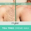Mylee Tea Tree Soft Creme Wax for Sensitive Skin 450g, Wax Heater Friendly, Ideal for All Body Area Stubborn Coarse Hair Removal view 4