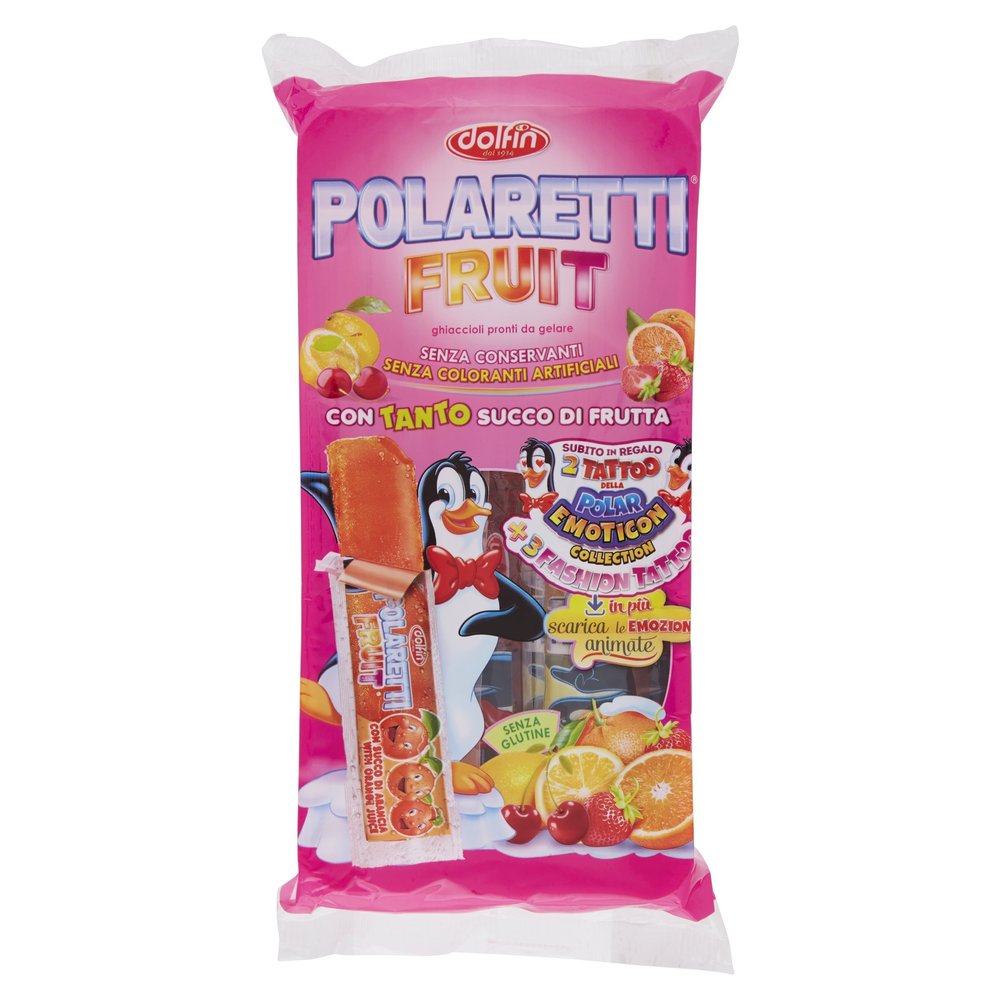 Polaretti fruit girl dolfin 10 polaretti confezione da 400 milliliter (1000057959)