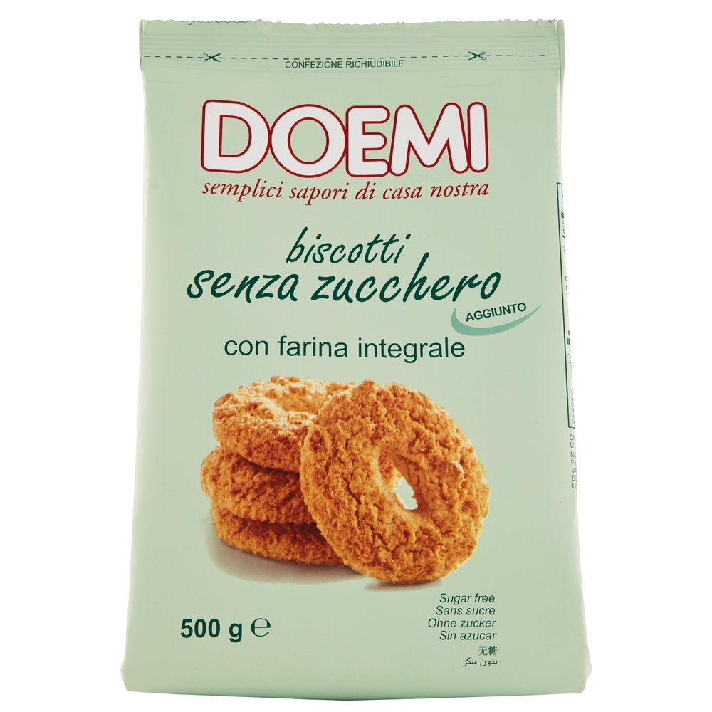 Doemi - Biscotti Integrali, Con Farina Integrale , 500 G