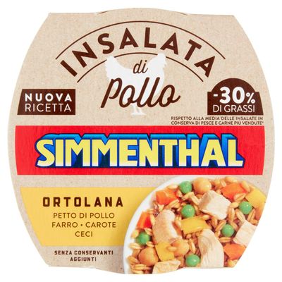 Simmenthal - Piatto Pronto Di Vegetali E Pollo, Con Olio Extra Vergine Di Oliva - 160 G
