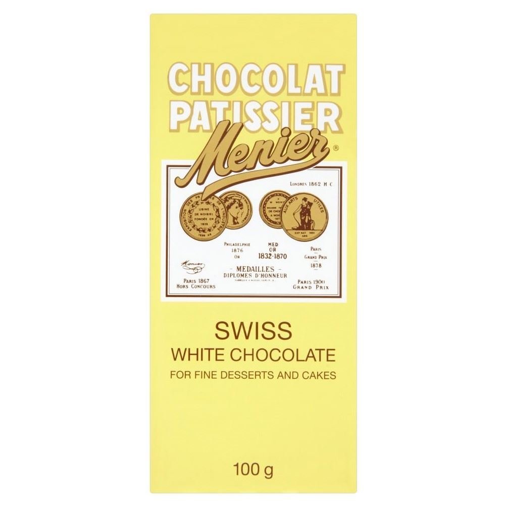 Menier White Cooking Chocolate, 100g
