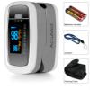 AccuMed CMS-50D1 Pulse Oximeter Finger Pulse Blood Oxygen SpO2 Monitor w/Carrying case, Landyard & Battery FDA CE Approved (White) view 3