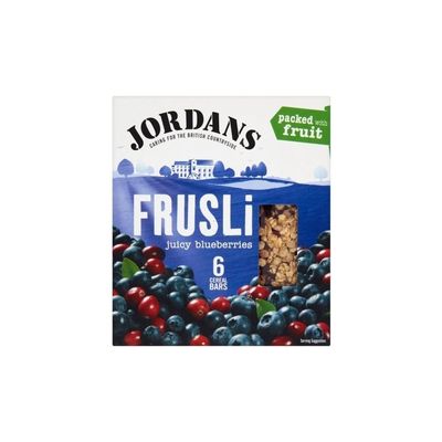 Jordans Frusli Bars Blueberry Burst (6x30g) - Pack of 2