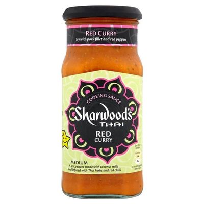 Sharwood's Thai Cooking Sauce - Red Curry (415g) - Pack of 2