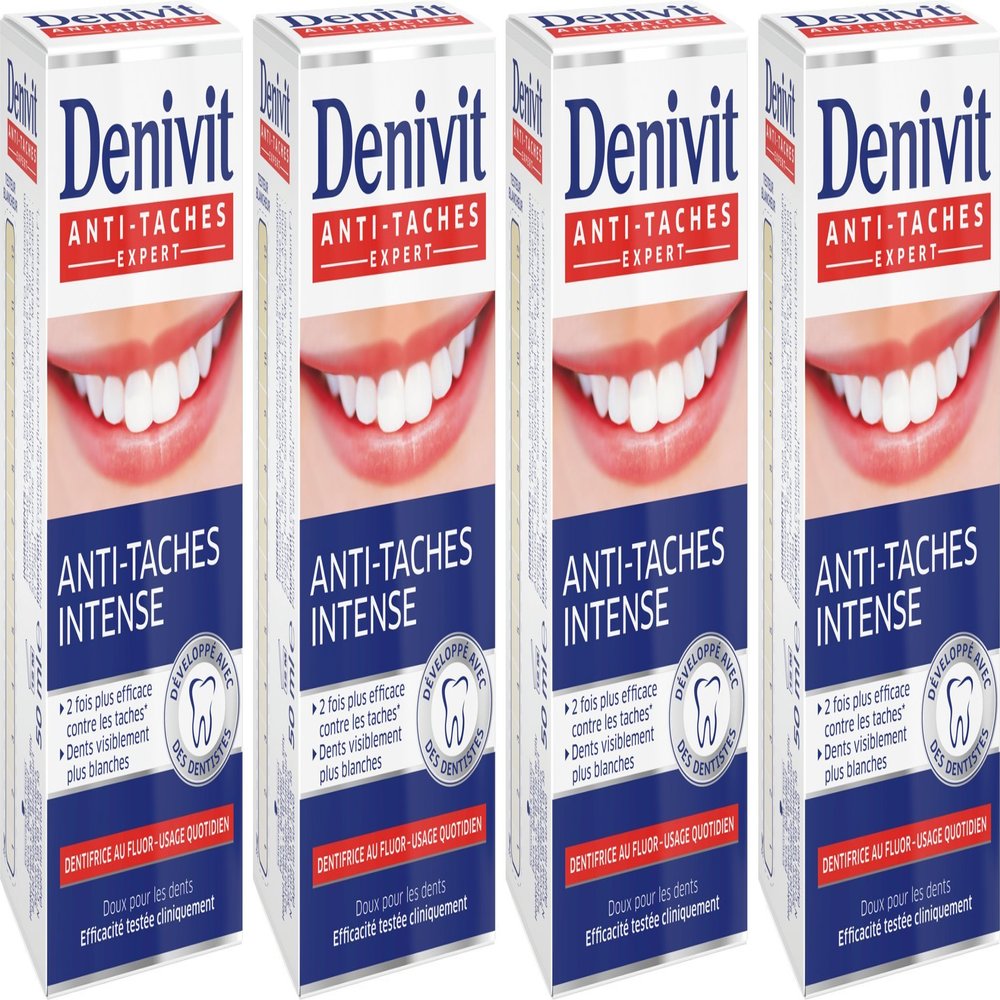Denivit toothpaste "Anti Stains" 4 x 50 ml