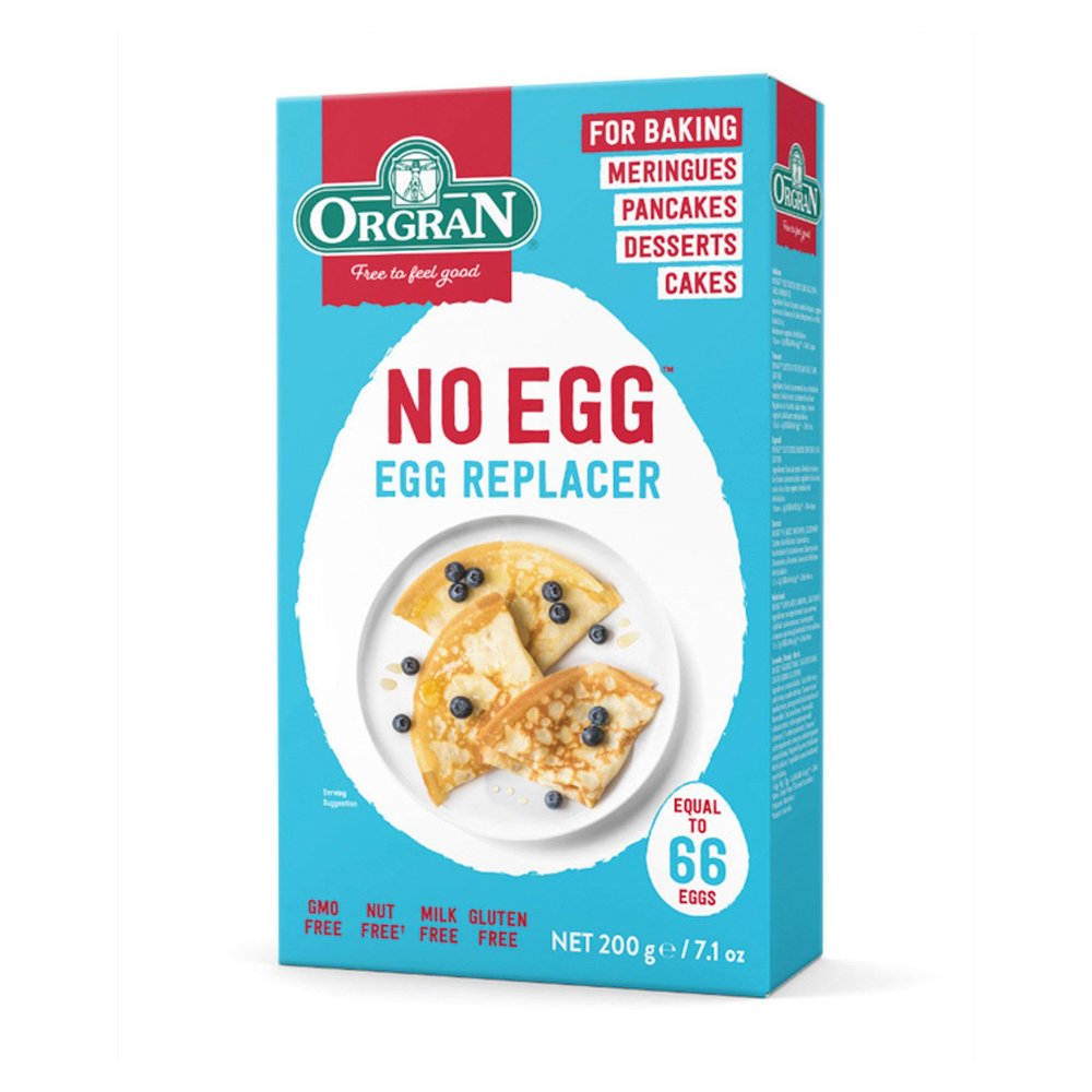Orgran No Egg, Egg Replacer Mix (200g) - Pack of 2
