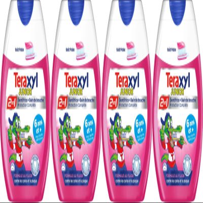 Teraxyl Toothpaste - Young - 75ml Bottle - Set of 4