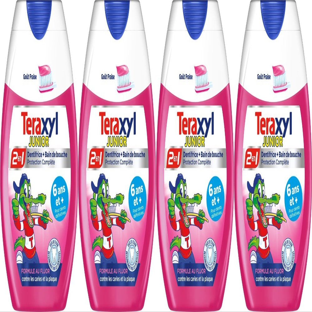 Teraxyl Toothpaste - Young - 75ml Bottle - Set of 4