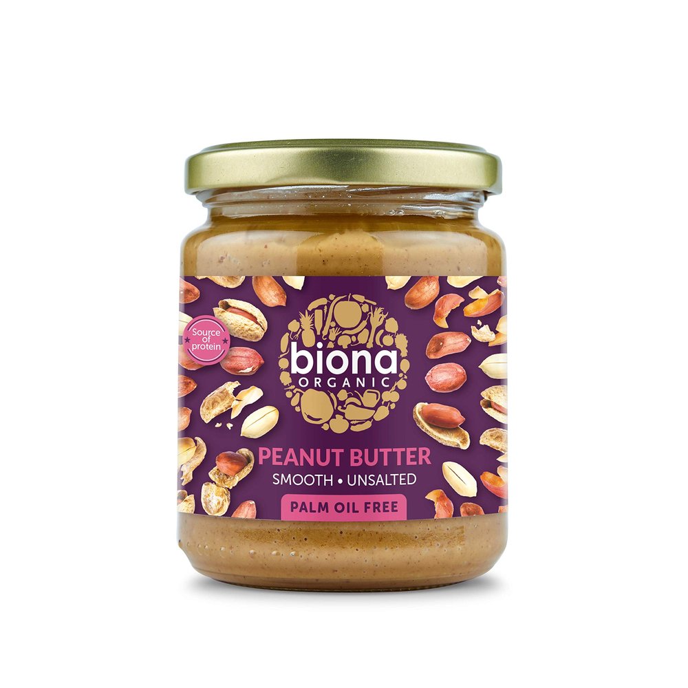 Biona | Peanut Butter - Smooth No Added Salt | 2 x 250g