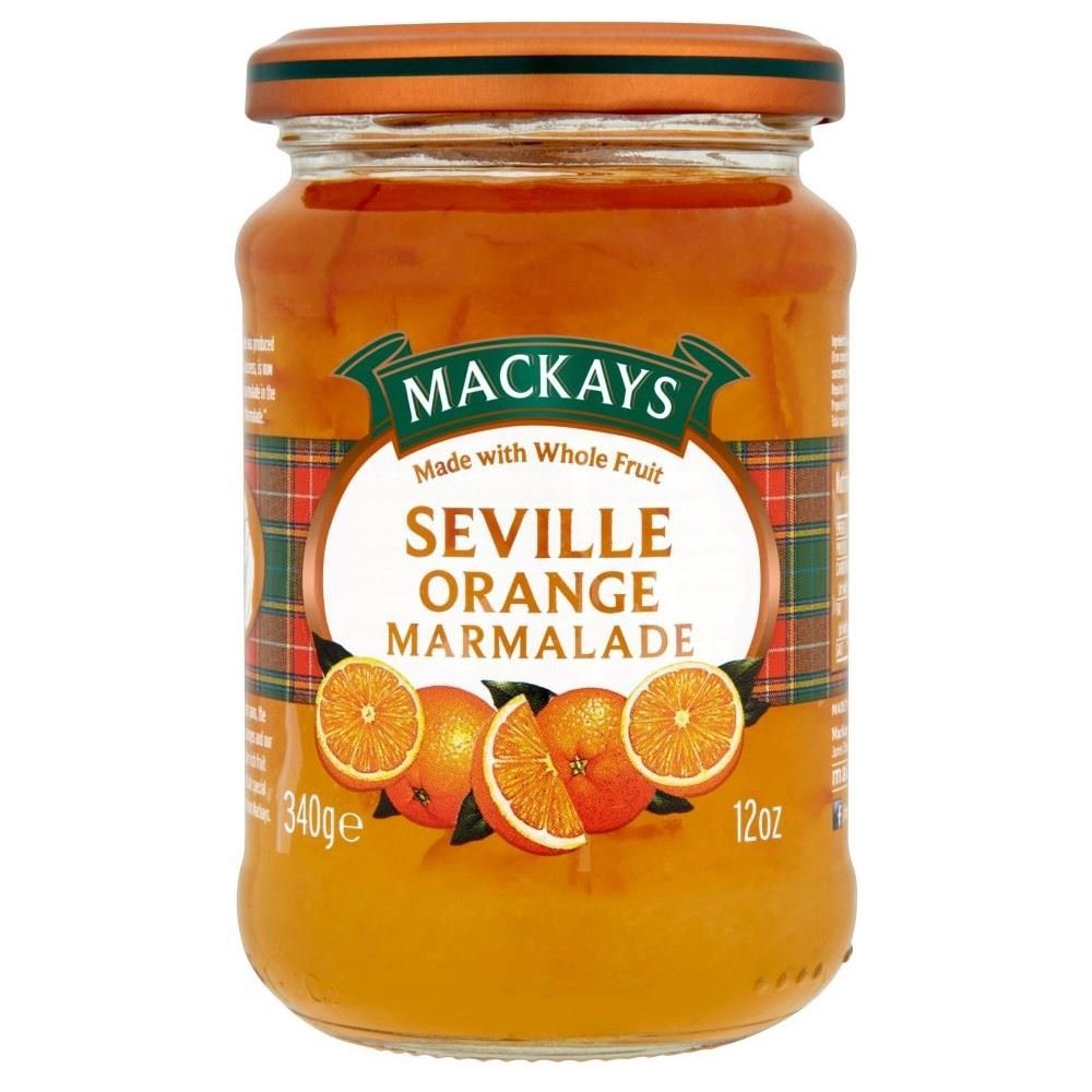 Mackays Natural Fruit Seville Orange Marmalade (340g) - Pack of 2