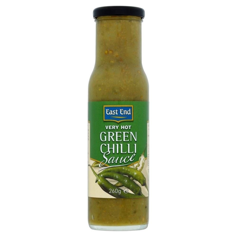 East End Very Hot Green Chilli Sauce (260g) - Pack of 2