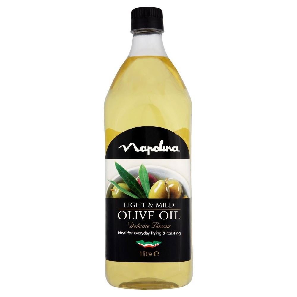 Napolina Light & Mild Olive Oil (1L) - Pack of 2