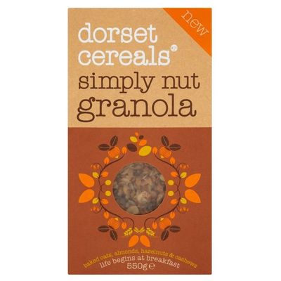 Dorset Cereals Simply Nut Granola (550g) - Pack of 2