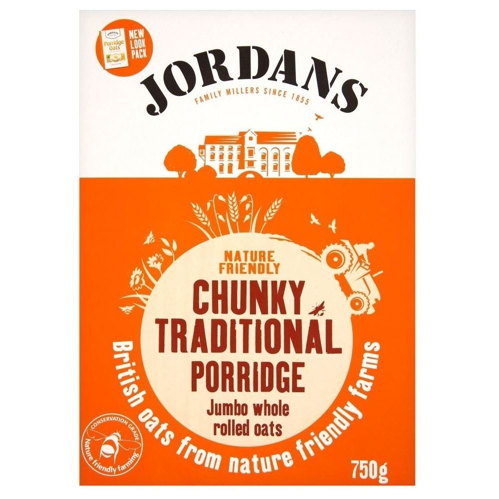 Jordans Porridge Oats Traditional (750g) - Pack of 2