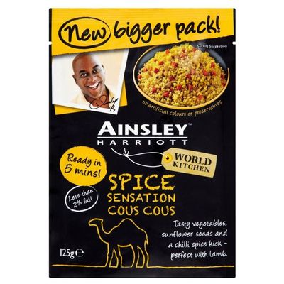 Ainsley Harriott Spice Sensation Cous Cous (125g) - Pack of 2