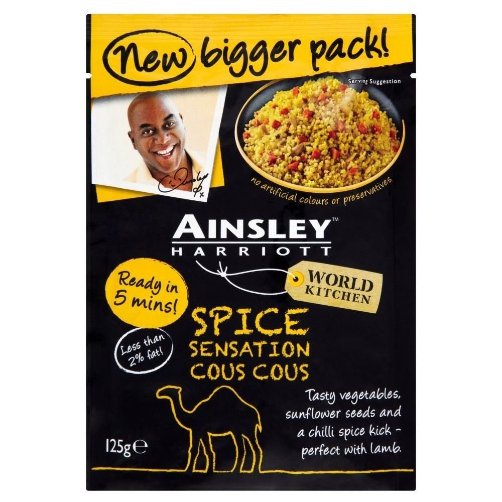 Ainsley Harriott Spice Sensation Cous Cous (125g) - Pack of 2