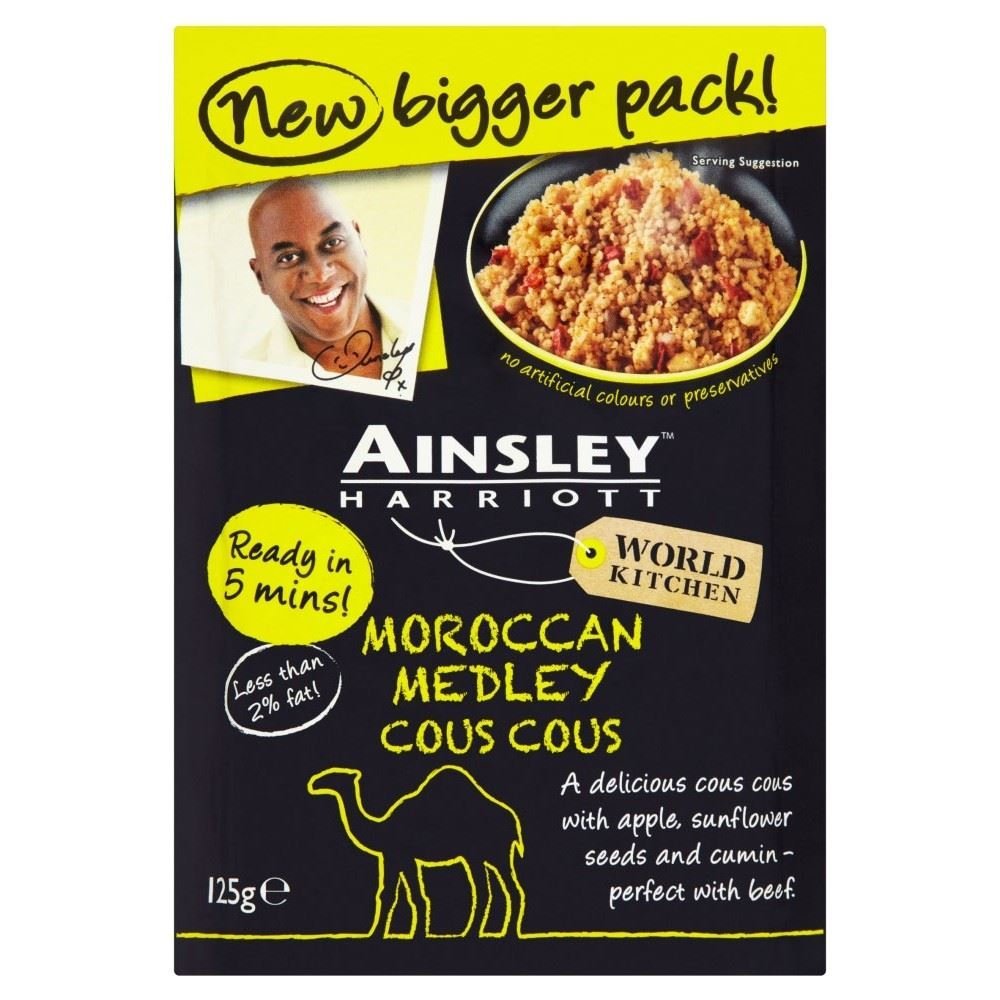 Ainsley Harriott Moroccan Medley Cous Cous (125g) - Pack of 2