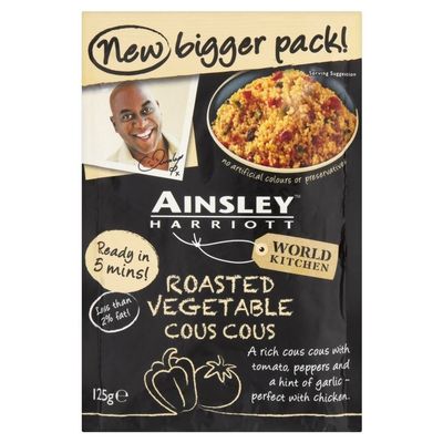 Ainsley Harriott Roasted Vegetable Cous Cous (125g) - Pack of 2