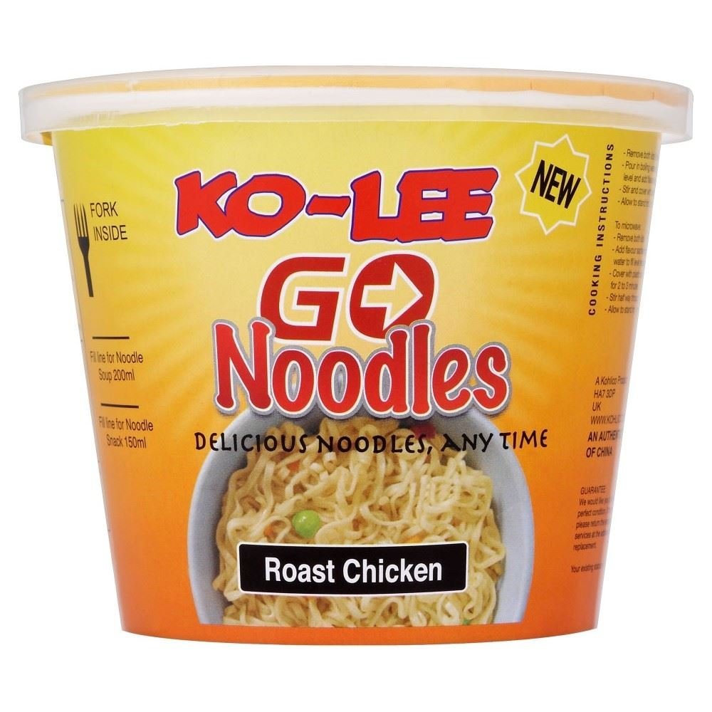 Ko-Lee Go Noodles Roast Chicken (65g) - Pack of 2