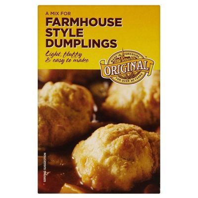 Goldenfry Original Mix for Farmhouse Style Light & Fluffy Dumplings (142g) - Pack of 2